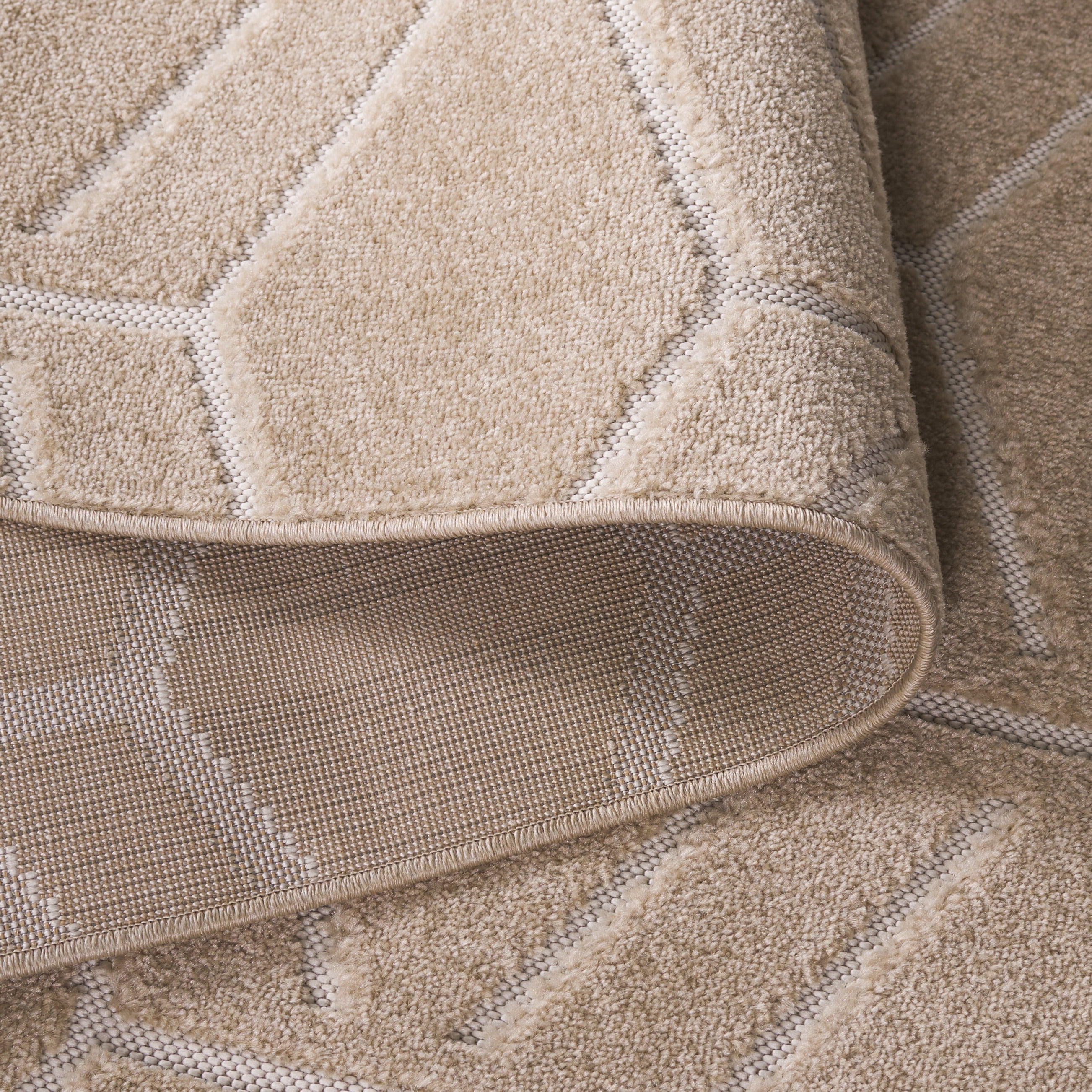 SAFAVIEH Stella Ruadhan Geometric Indoor/Outdoor Runner Rug, Beige, 2' x 8'