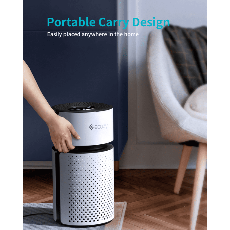 ecozy Air Purifiers for Home Large Room in Bedroom, H13 True HEPA