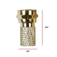 thumbnail image 4 of RCA VH5910R Gold-Plated RG Twist-on F-Connectors, 10 Count, VH5910R, 4 of 4