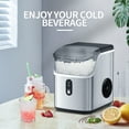 thumbnail image 5 of Moifoi Nugget Ice Maker Countertop, Portable Ice Machine with Self-Cleaning Function, 35lbs/24H, Easy Operation, Silver, 5 of 7
