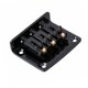thumbnail image 1 of Pieza trasera de puente de 3 cuerdas con llave para guitarra eléctrica sillín de rodillo piezas de guitarra JShteea Para Estrenar, 1 of 8