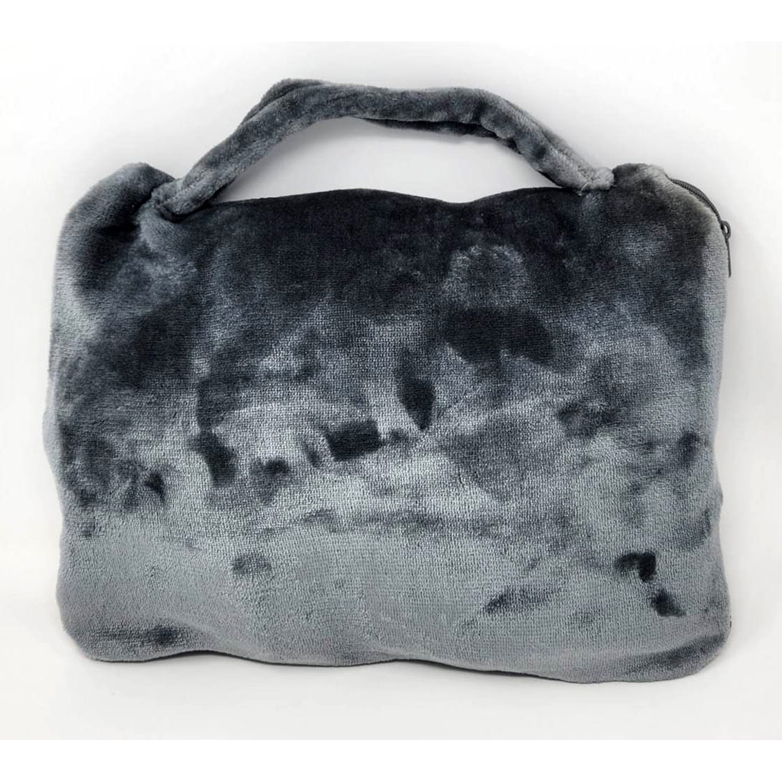 Carolines Treasures MLM1014TBLT 58 x 36 in. Blue Piebald English Bulldog Soft Travel Blanket with Bag