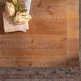 thumbnail image 6 of Large Rectangular Coffee Table with Storage Shelf - Rustic Design, 6 of 10