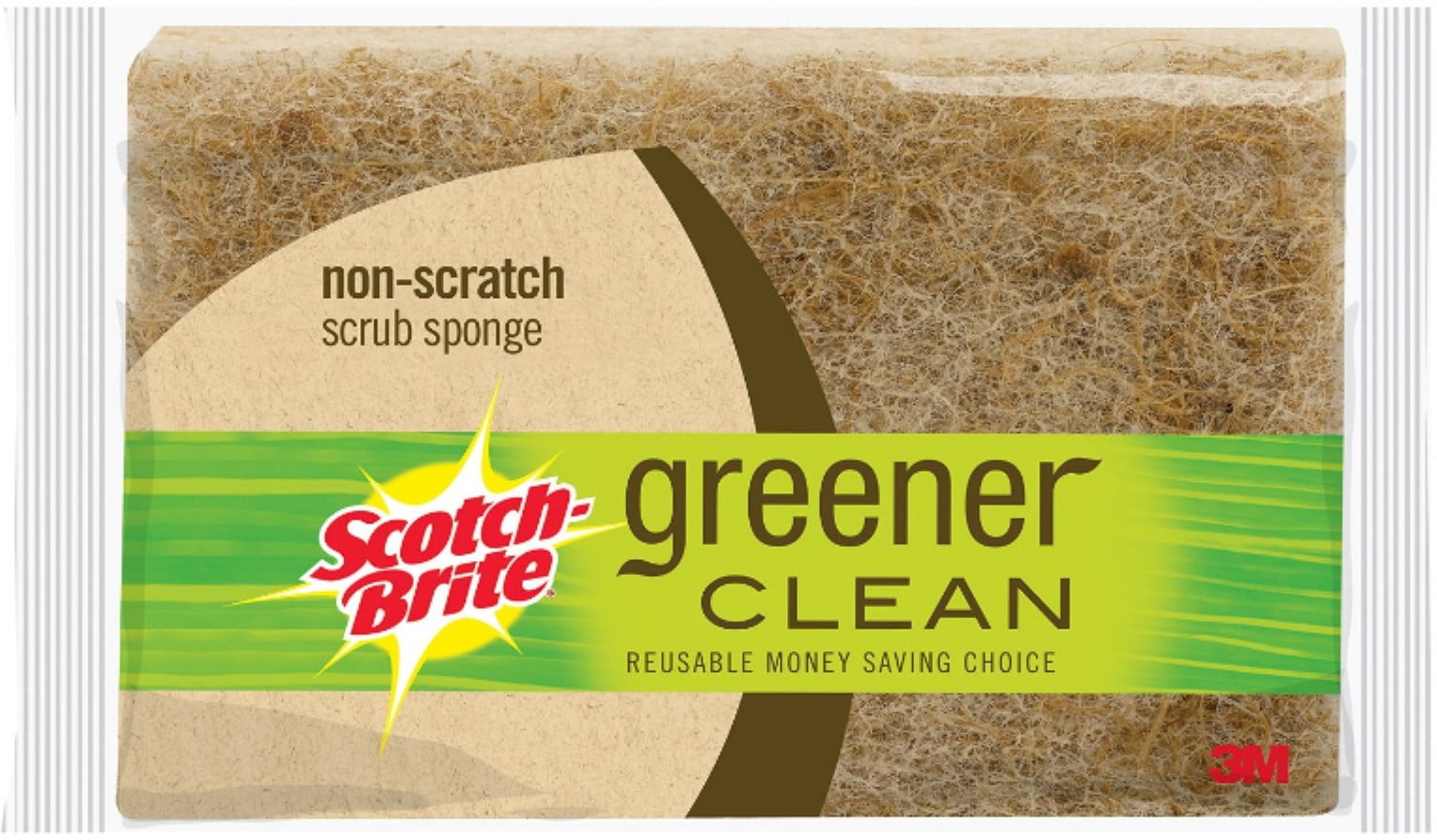 Scotch-Brite® Greener Clean Non-Scratch Scrub Sponge 97033 