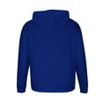 thumbnail image 3 of Men's Graphic Print Hoodies Long Sleeve Drawstring Hoodie Pullover Sweatshirt Outdoor Sports Loungewear Lightweight Sweater Pullover Tops Blue L, 3 of 5