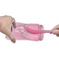 thumbnail image 3 of 2 Pcs Bottle Long Handle Brush Pot And Pan Cleaning Brush Long Cleaning Water Bottle Back Scrubber Long Handled Wash Brushes-pink, 3 of 5