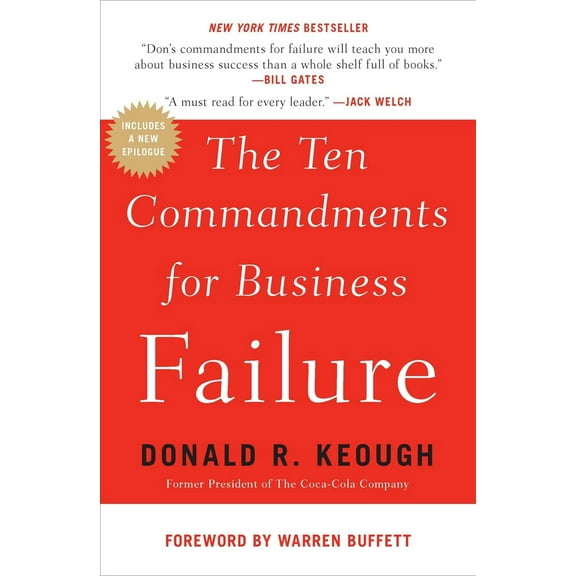 Pre-Owned The Ten Commandments for Business Failure (Paperback) 1591844134 9781591844136