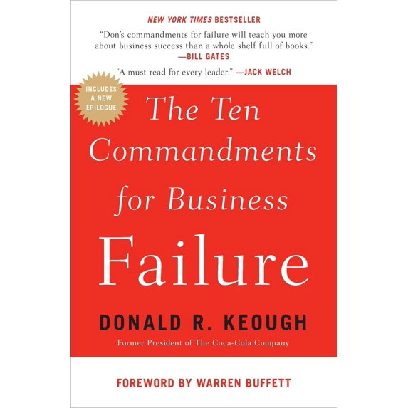 Pre-Owned The Ten Commandments for Business Failure (Paperback) 1591844134 9781591844136