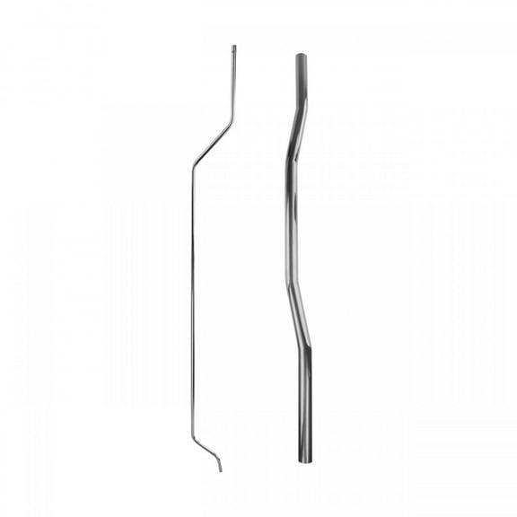 High Tank Toilet Parts Satin Nickel Stainless Steel Z & Supply Line Pipes