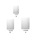 thumbnail image 2 of Becaristey Stainless Steel Chopping Board Ensuring Long-lasting Durability 304 Stainless Steel Board Multi-functional Type3 25*36CM, 2 of 6
