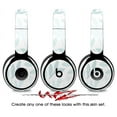 thumbnail image 3 of Skin Wrap for Beats Solo Pro Headphones Watercolor Leaves Blues Sticker Decal Only BEATS NOT INCLUDED, 3 of 5