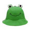 thumbnail image 1 of Rana Lindo Sombrero De Sombrilla De Verano Gorra De Rana Gorra De Pescador Sombrero De Cubo De Animal Sombrero De Cubo De Rana Elegante Con Ojos Y Sonrisa Yuarrent OD009828-02, 1 of 6