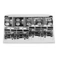 thumbnail image 3 of Selle de Pont de Basses Électrique, Taille Compacte, Accessoires de Remplacement, Assemblage de Pont de Basses pour Réparation pour Cours de Musique, 3 of 8