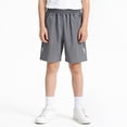 thumbnail image 2 of NOLDARES Toddler Boys blend Cotton Athletic Running Shorts, Kids Summer Casual Fashion Soccer Shorts(Dark Gray,7-8 Years), 2 of 5