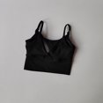 thumbnail image 1 of Parte de atrás bonita, ropa interior deportiva para mujer, para correr, a prueba de golpes, flacidez, Fitness, Yoga, copa fija en forma de V, entrenamiento, Wenchest, 1 of 6