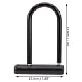 thumbnail image 2 of Bike U-Lock Heavy Duty Bicycle Locks Anti Theft Bicycle Secure Locks with Keys and Mounting Bracket for Electric Scooter Mountain Bikes Road Bicycles Doors, 2 of 10