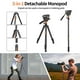 thumbnail image 4 of Trípode de Vídeo para Cámara Profesional Cabeza Fluida 72 Pulgadas Compatible SLR DJI RS Gimbal Manf, 4 of 9