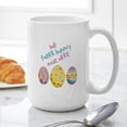 thumbnail image 6 of CafePress - The Easter Bunny Wuz Here Mugs - 15 oz Ceramic Large White Novelty Mug, 6 of 6