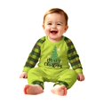 thumbnail image 2 of Onlypjs Family Christmas Pajamas Matching Sets Christmas Tree Graphic Raglan Tops Plaid Pants Holiday Sleepwear Loungewear for Couples, Men and Women, 2 of 5