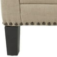 thumbnail image 4 of Safavieh Buckler Classic Upholstered Club Chair w/ Silver Nail Heads, 4 of 6