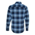 thumbnail image 3 of Burnside Men's Yarn-Dyed Long Sleeve Flannel Shirt, 3 of 3