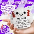 thumbnail image 3 of Valentines Gifts for Him Her Boyfriend Girlfriend Crochet Baseball Gifts for Birthday Anniversary Valentines Day Romantic I Love You Gift for Husband or Wife, 3 of 7