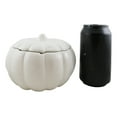 thumbnail image 6 of Ebros Ceramic Stoneware White Harvest Pumpkin Bowl With Lid 6"Diameter X6 Pieces, 6 of 10