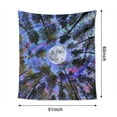 thumbnail image 2 of Trippy Tapestries Wall Hanging Psychedelic Forest Tree Colorful Moon Purple Ceiling Tapestry for Bedroom Teen Girls Cute Small Dorm College Tapestry Indie Room Wall Decor Aesthetic 51x60 inch, 2 of 5