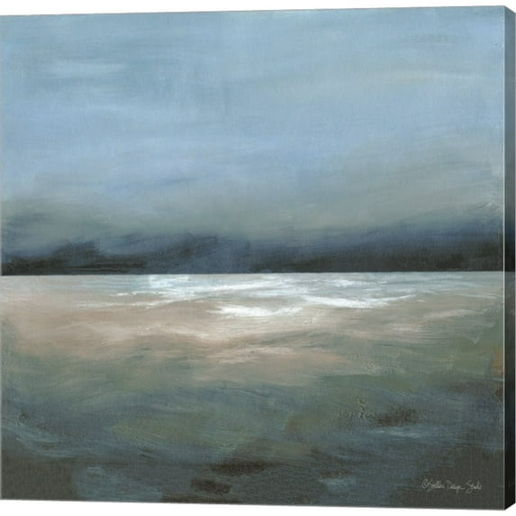 Great Art Now Dark Seascape by Stellar Design Studio, Canvas Wall Art, 12W x 12H