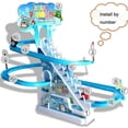 thumbnail image 2 of Penguin Sliding Track Puzzle Electric Race Train Track Toy With Music, 2 of 4