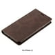 thumbnail image 1 of Funda para teléfono Funda de cuero con tapa para teléfono Soporte para protector móvil helado retro, Reemplazo para iPhone 12, Café Vogacara EL000766-03, 1 of 2