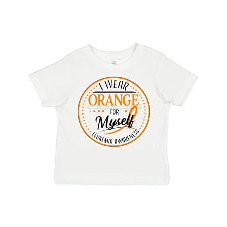 

Inktastic I Wear Orange for Myself- Leukemia Awareness Gift Toddler Boy or Toddler Girl T-Shirt