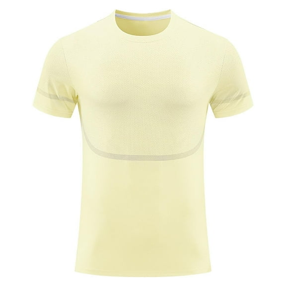 Maean Workout Tee for Mens Big and Tall Breathable Lightweight Short Sleeve Shirts Running Athletic Tshirts
