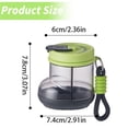 thumbnail image 3 of Yttmshdga Boîte de Rangement Alimentaire Portable Transparente Distributeur Mignon avec Couvercle Rotation Pratique à Utiliser Mini Boîte de Rangement de Voyage Boîte de Rangement pour Bouteilles Portable, 3 of 4