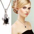thumbnail image 2 of Clearance! EQWLJWE 925 Sterling Silver Necklace Pendant, DIY Necklace Jewelry, Gemstone Turtle Pendant Women's Tortoise Necklace Ornaments Animal Series Jewelry, Gift for Ladies and Girls, 2 of 5