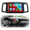 thumbnail image 2 of 2+32GB 10in Android 13 Car Stereo for Jeep Grand Cherokee 2004-2007, Built-in Wireless CarPlay & Android Auto, GPS Navigation Head Unit with 4-LED Backup Camera, Bluetooth, WiFi, SWC, 2 of 6