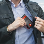 Slim Wallets for Men, RFID Blocking Front Pocket Bifold Wallet with Money Clip, Minimalist Wallet
