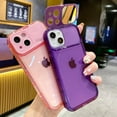 thumbnail image 3 of Compatible with iPhone Case,[Large Viewport Design & Camera Lens Protection][ Drop Protection] Clear Soft Shockproof Cover Phone Case (Pink,iPhone 12 Pro Max), 3 of 8
