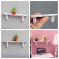 thumbnail image 5 of 2pcs Miniature Wall Shelf Furniture Tiny Wall Mount Rack Doll House Wooden Wall Rack Adornment, 5 of 6