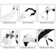 thumbnail image 3 of Hands Free Magnifying Glasses With 2 Led Lights 5 Interchangeable Lenses 1.0x To 3.5x, 3 of 5