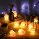 thumbnail image 2 of Cadena de luces de Navidad con cabeza , LED con pilas para árbol de Navidad, decoración de interiores y exteriores, jardín, decoración navideña(Interfaz USB)(5 metro 30 luces), 2 of 5