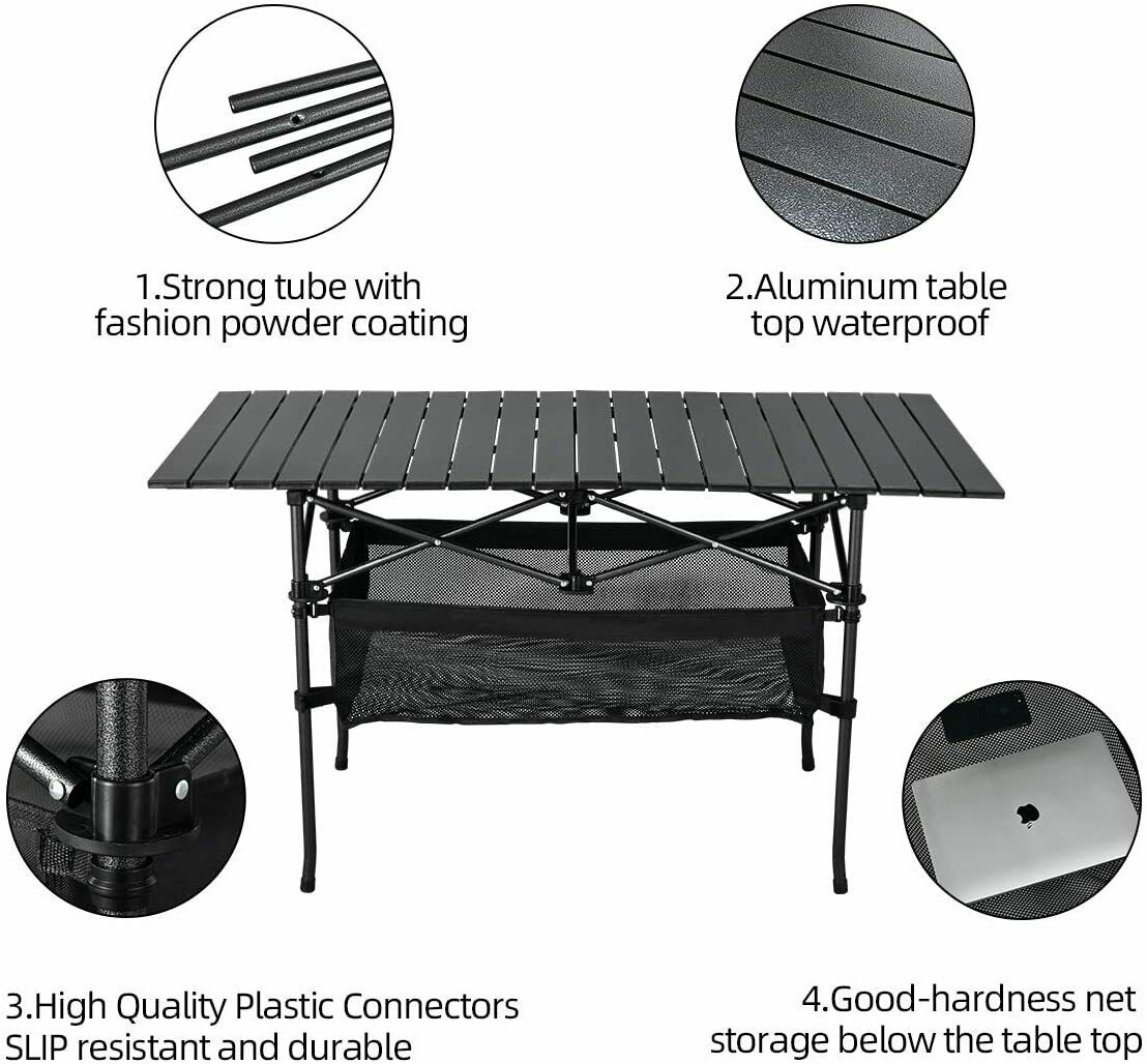 NEX Camping Table, Black