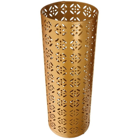 HEMOTON Umbrella Base Stand Umbrella Bucket 42.00X15.00X15.00CM Golden
