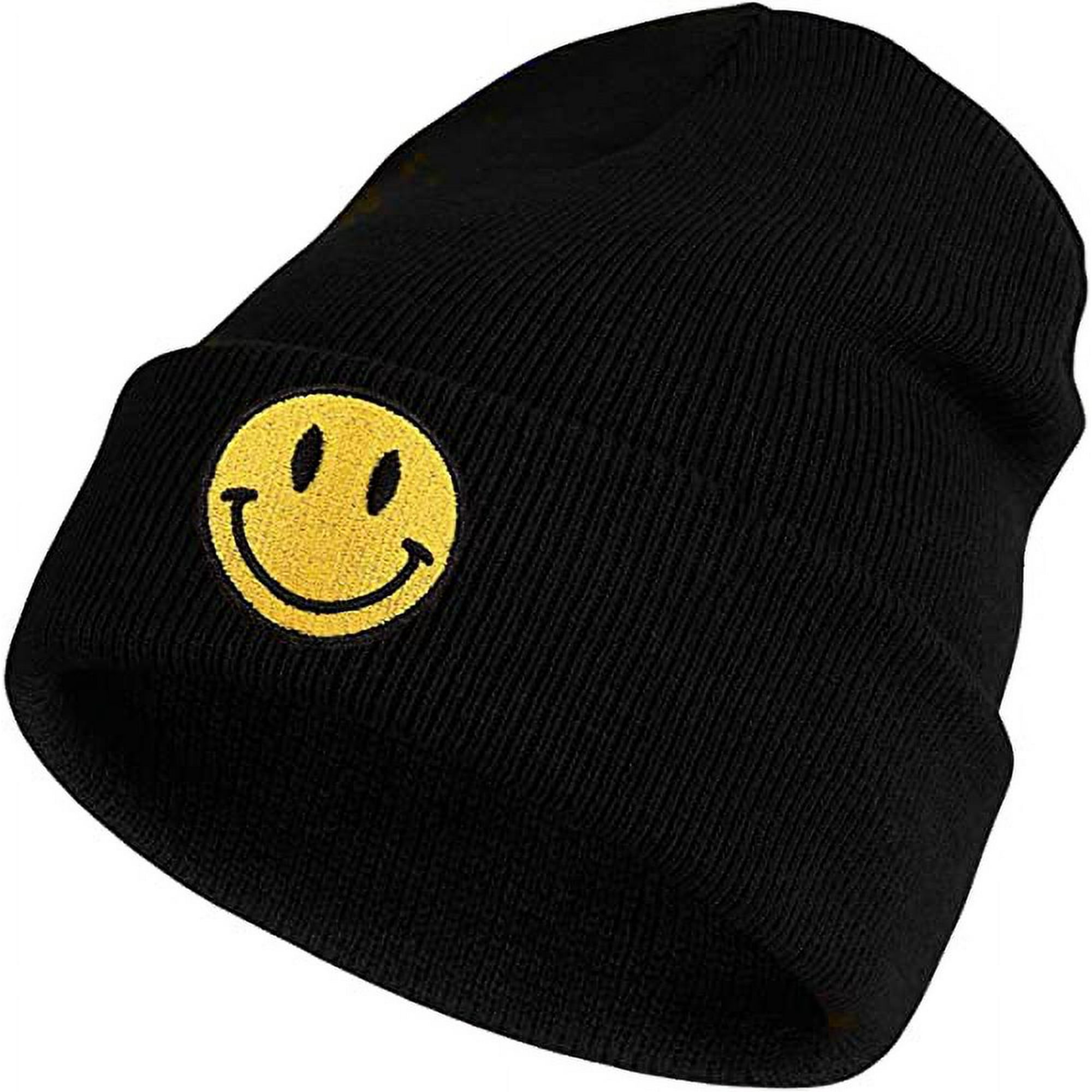 Jinsinto Womens Beanies for Winter Cuffed Beanie Hat with Smile