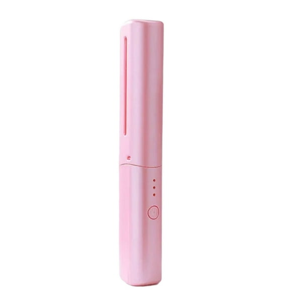 Plancha de pelo Qarigey portátil rosa