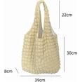thumbnail image 6 of Kukuzhu Quilted Tote Bag Puffer Hobo Bag Bubble Tote Purse Cute Aesthetic Puffy Shoulder Bag Cloud Hobo Handbag, 6 of 6