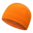 thumbnail image 2 of Qarigey Gorro de exterior para mantener el calor, gorros flexibles para mujer, accesorio de ropa práctico, gorro para adultos con diseño de Color Sombreros Naranja, 2 of 6