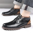 thumbnail image 2 of Mepaouo Dress Shoes for Men Pointed Toe Business Oxfords Shoes Waterproof Classic Casual Shoes, 2 of 7