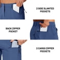 thumbnail image 7 of TACVASEN Men's Cargo Work Shorts Lightweight Quick Dry Waterproof 5 Zipper Pockets for Hiking Fishing Navy Size 30, 7 of 7