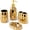 Gold 014, variant on Gold Bathroom Accessory Set, 3-Piece Gold Ceramic Bath Accessories Set with Tray, Lotion Dispenser, and Tumbler for Luxurious Bathroom Decor